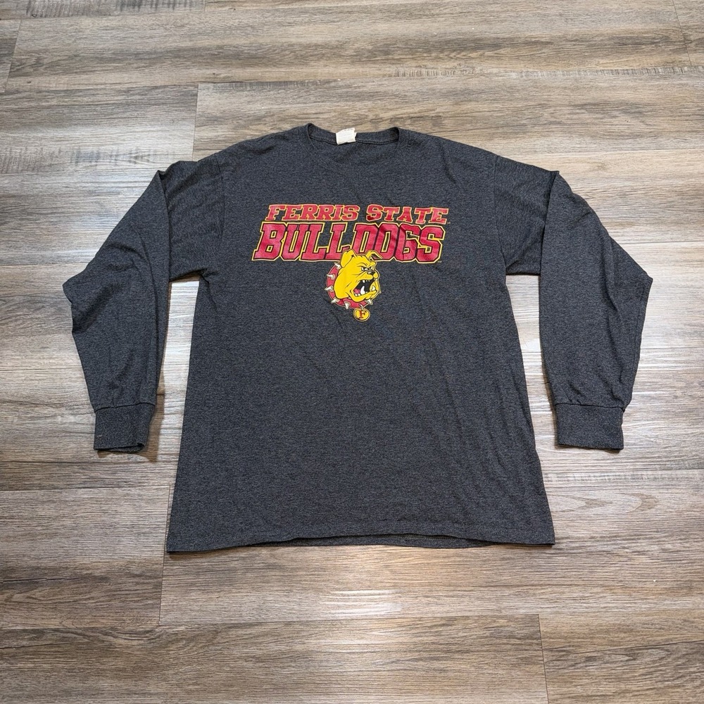 VTG Ferris State University Shirt Mens M Short Sleeve Bulldogs Fruit Of Loom Tag